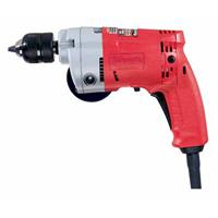 MILW 0233-20 - Milwaukee 0233-20 Magnum Double Insulated Heavy Duty Electric Drill, 3/8 in 1-Sleeve/Keyless Chuck, 120 VAC, 0 to 2800 rpm Speed, 10 in OAL, Tool Only