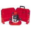 MILW 5615-21 - Milwaukee BodyGrip 5615-21 BodyGrip Double Insulated Electric Router Kit With Case, 1/4 in, 1/2 in Chuck, 24000 rpm, 1-3/4 hp, 120 VAC/VDC, Rocker Switch