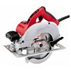MILW 6391-21 - Milwaukee 6391-21 Corded Circular Saw Kit, 7-1/4 in Dia Blade, 5/8 in Arbor/Shank, 1-13/16 in at 45 deg, 1-11/16 in at 50 deg, 2-7/16 in at 90 deg, 2-9/16 in at 90 deg Cutting, Left Blade Side
