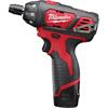 MILW 2401-22 - Milwaukee 2401-22 M12 Compact Lightweight Cordless Screwdriver Kit, 1/4 in Chuck, 12 VDC, 150 in-lb Torque, Lithium-Ion Battery