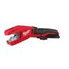 MILW 2471-20 - Milwaukee 2471-20 M12 Cordless Cordless Tubing Cutter, 1/2 to 1-1/8 in OD Cutting, 12 VDC, Lithium-Ion Battery
