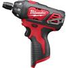MILW 2401-20 - Milwaukee 2401-20 M12 Compact Lightweight Cordless Screwdriver, 1/4 in Chuck, 12 VDC, 150 in-lb Torque, Lithium-Ion Battery