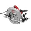 MILW 6470-21 - Milwaukee 6470-21 Corded Circular Saw Kit, 10-1/4 in Dia Blade, 5/8 in Arbor/Shank, 2-3/4 in at 45 deg, 1-3/4 in at 60 deg, 3-13/16 in at 90 deg Cutting, Right Blade Side