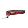 MILW 2426-22 - Milwaukee 2426-22 M12 Cordless Oscillating Multi-Tool Kit, 5000 to 20000 opm Speed, 12 VDC, Lithium-Ion Battery, 2 Batteries