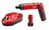 MILW 2101-22 - Milwaukee M4 2101-22 Cordless Screwdriver Kit, 1/4 in Chuck, 4 VDC, 44 in-lb Torque, Lithium-Ion Battery