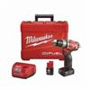 MILW 2404-22 - Milwaukee 2404-22 M12 FUEL Cordless Hammer Drill/Driver Kit, 1/2 in Metal Single Sleeve Ratcheting Lock Chuck, 12 VDC, 450/1700 rpm No-Load, Lithium-Ion Battery