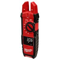 MILW 2206-20 - Milwaukee 2206-20 Heavy Duty Digital Fork Meter, 1000 VAC/VDC, 200 A, 40 mOhm, 50/60 Hz, 5/8 in Jaw, High Contrast White on Black LCD Display