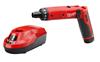 MILW 2101-21 - Milwaukee M4 2101-21 Cordless Screwdriver Kit, 1/4 in Chuck, 4 VDC, 44 in-lb Torque, Lithium-Ion Battery
