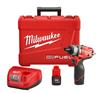 MILW 2402-22 - Milwaukee M12 FUEL 2402-22 2-Speed Screwdriver Kit, 1/4 in Chuck, 12 VDC, 350 in-lb Torque, Lithium-Ion Battery