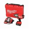 MILW 2764-22 - Milwaukee 2764-22 M18 FUEL High Torque Cordless Impact Wrench Kit With Friction Ring, 3/4 in Straight Drive, 1700/2300 bpm, 375 ft-lb (Mode 1), 750 ft-lb (Mode 2) Torque, 18 VDC, 9 in OAL
