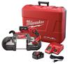 MILW 2729-22 - Milwaukee M18 FUEL 2729-22 Cordless Band Saw Kit, 5 in Cutting, 44.875 in L x 0.5 in W x 0.02 in THK Blade, 18 VDC, 5 Ah Lithium-Ion Battery