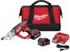 MILW 2635-22 - Milwaukee M18 2635-22 Double Cut Cordless Shear Kit, 18 ga Steel, 20 ga Stainless Steel Cutting, 2300 spm, 15.2 in OAL, Lithium-Ion Battery