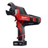 MILW 2472-21XC - Milwaukee M12 REDLITHIUM 2472-21XC Cordless Cable Cutter Kit, 600 kcmil Copper, 750 kcmil Aluminum, 1-3/16 in Communication Cable Cutting, 12 VDC, 3 Ah Lithium-Ion Battery