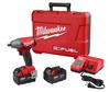 MILW 2755-22 - Milwaukee M18 FUEL 2755-22 Brushless Compact Impact Wrench Kit With Pin Detent, 1/2 in Straight Drive, 0 to 3200 bpm, 220 ft-lb Torque, 18 VDC, 6.1 in OAL