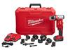 MILW 2677-21 - Milwaukee M18 2677-21 FORCE LOGIC Knockout Tool Kit, 1/2 to 4 in Mild Steel Max Cutting, 11.7 in OAL