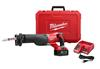 MILW 2621-21 - Milwaukee M18 SAWZALL 2621-21 Cordless Reciprocating Saw Kit, 1-1/8 in L Stroke, 3000 spm, In-Line Cut, 18 VDC, 19 in OAL
